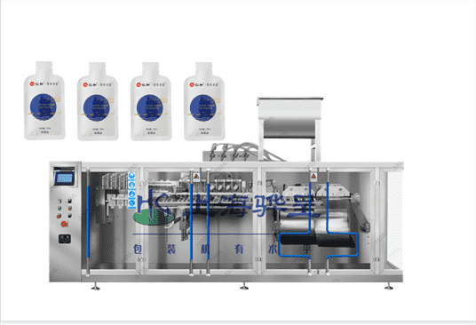 上海驊呈包裝機械有限公司把這水平高速給袋式包裝機圖